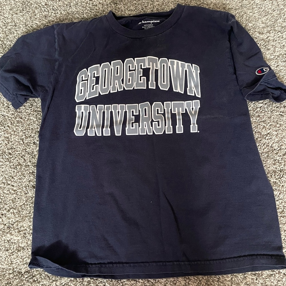 Champion Navy Georgetown University Tee